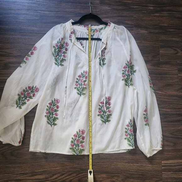 Lucky Brand Women's Blouse Size L - Picture 3 of 8